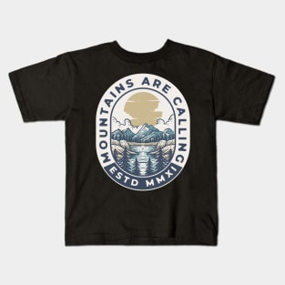 Mountains Are Calling Kids T-Shirt